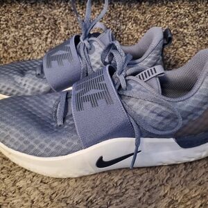Nike Gray and White Sneakers